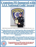 CPD honored with AAA National Gold award
